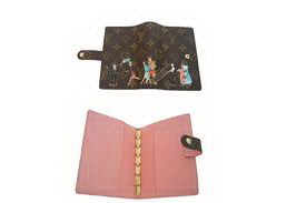 1:1 Copy Louis Vuitton Monogram Canvas Small Ring Agenda Cover Illustre R Replica